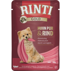 Rinti Gold pur Portionsbeutel 100g - Huhn+Rind