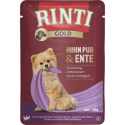 Rinti Gold pur Portionsbeutel 100g - Huhn+Ente