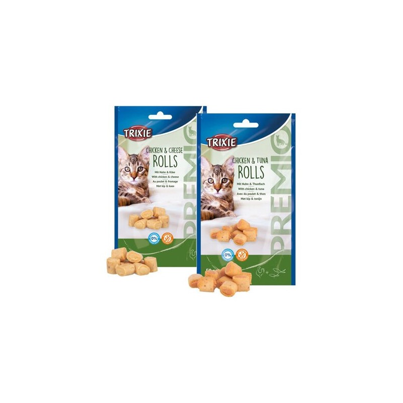 Trixie PREMIO Rolls - 50 g - Huhn und Käse