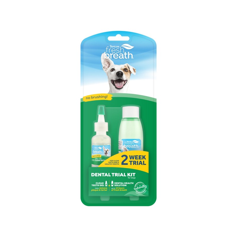 TropiClean Fresh Breath Dental Trial Kit Hund