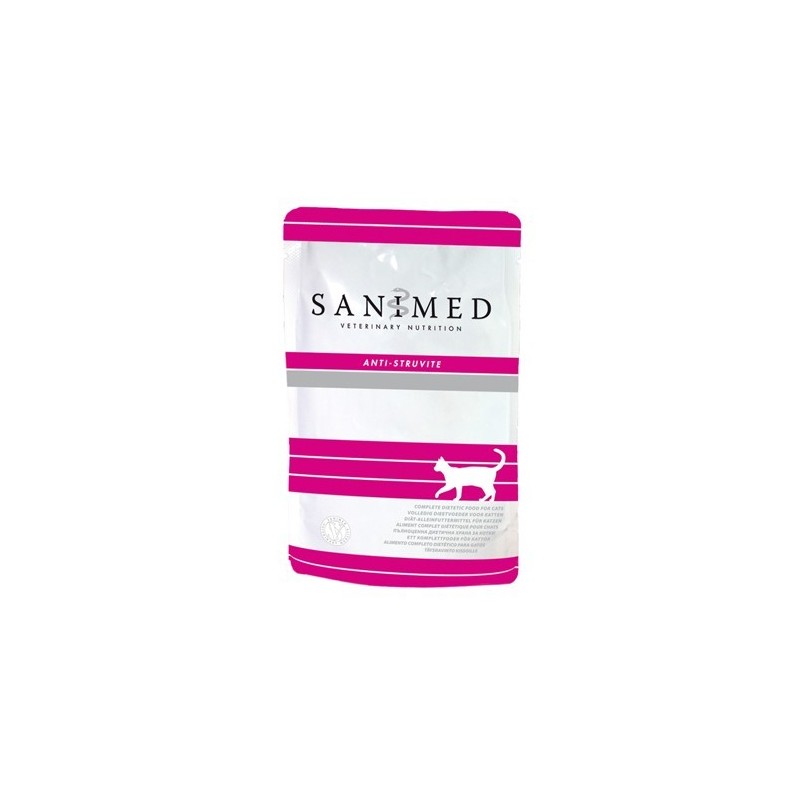 SANIMED Anti Struvite Katzenfutter - Frischebeutel - 12 x 100 g