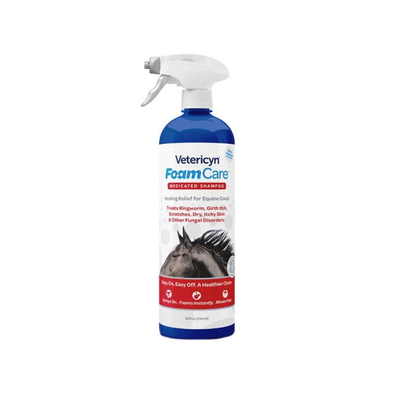 Vetericyn FoamCare Erste Hilfe Pferde-Shampoo - 946 ml