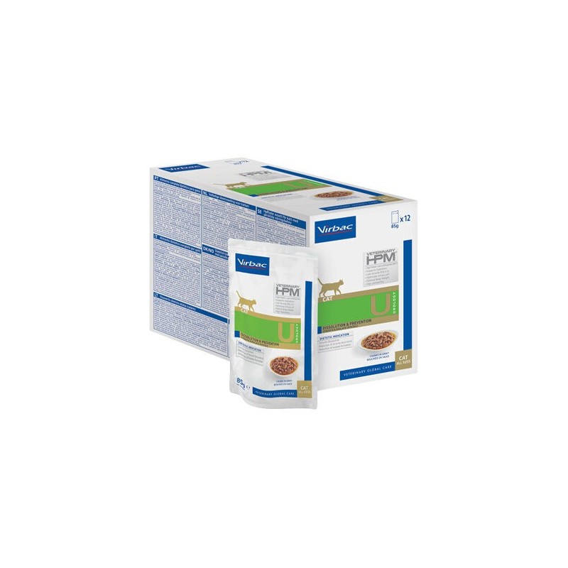 Veterinary HPM Dietetic Cat - Dissolution & Prevention - 12 x 85 g