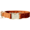 Kentucky Dogwear Hundehalsband "Velvet" orange - XS (25-38) cm