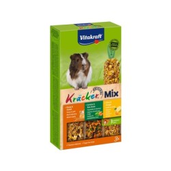 Vitakraft Kräcker Trio-Mix Meerschweinchen Citrus, Gemüse & Honig - 3 Stück