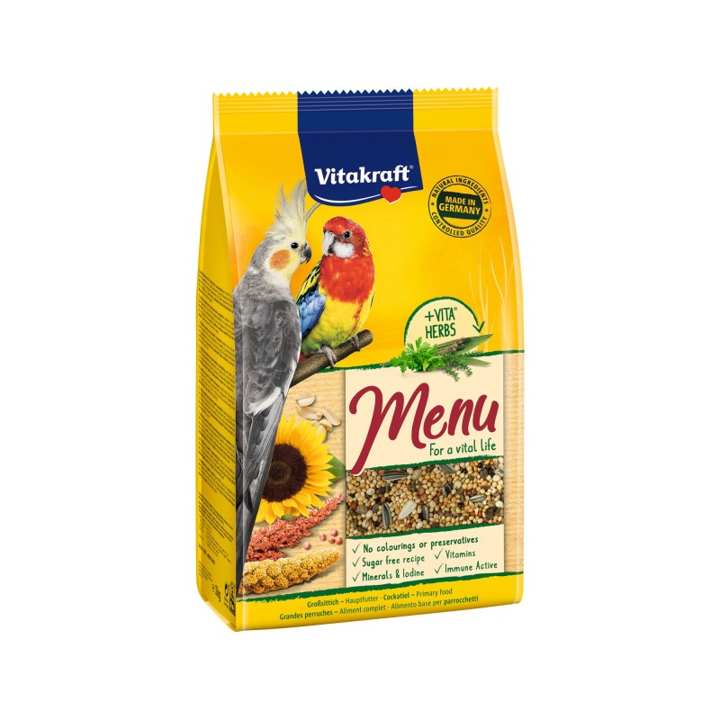 Vitakraft Premium Menu Großsittiche - 1 kg