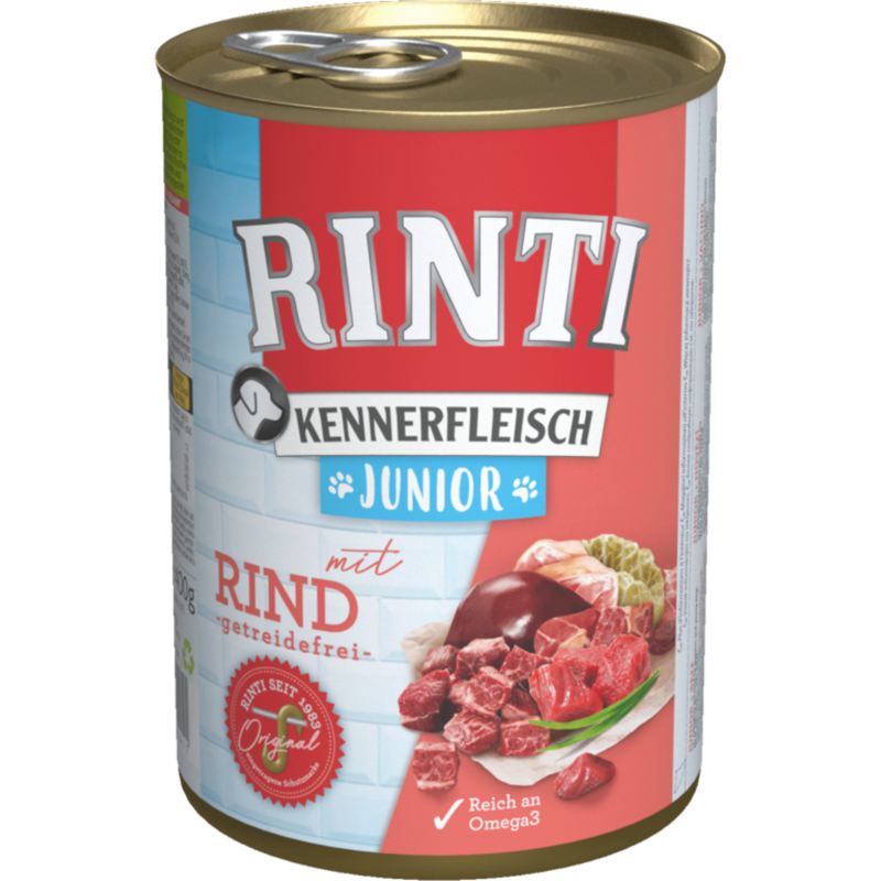 Rinti Kennerfleisch Junior 400g - Rind