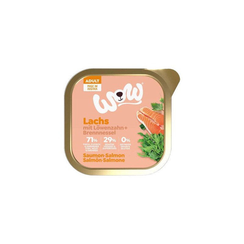 WOW! Hundefutter Adult - Schale - Wild - 11 x 150 g