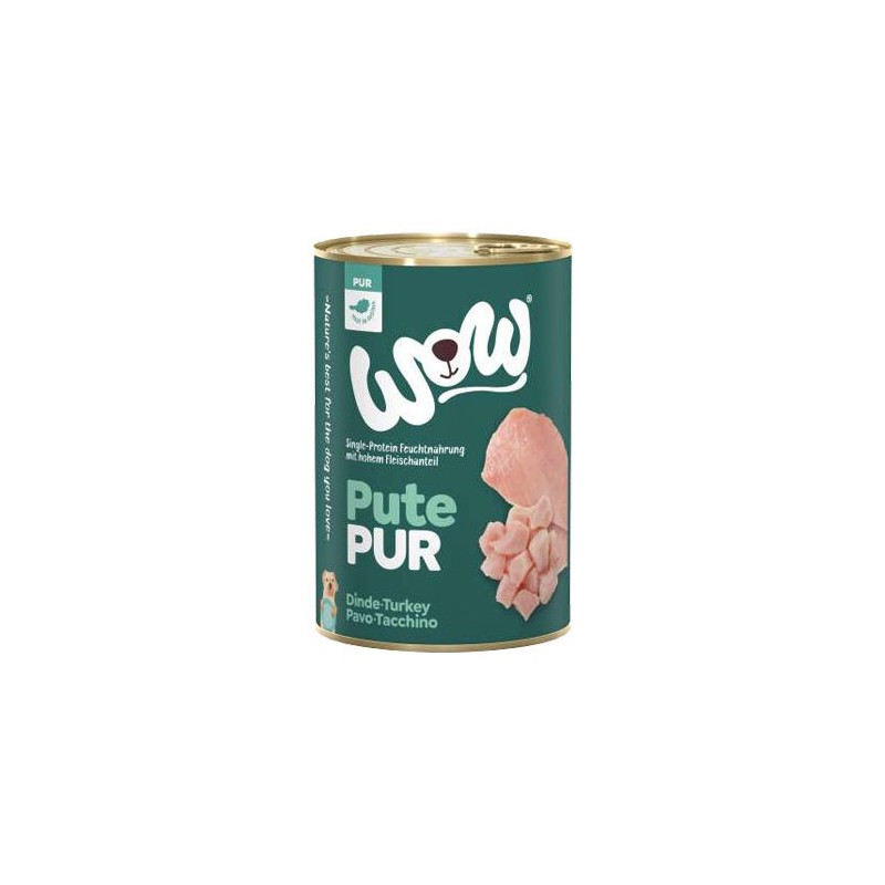 WOW! PUR 100 % - Pute - 6 x 400 g