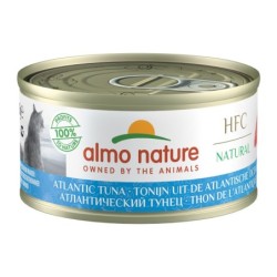 Almo Nature HFC 70 Natural Katzenfutter - Dosen - Atlantik Thunfisch - 24 x 70 g