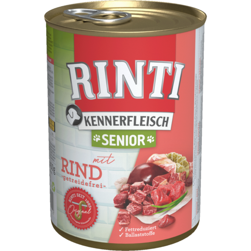 Rinti Kennerfleisch Senior 400g - Rind