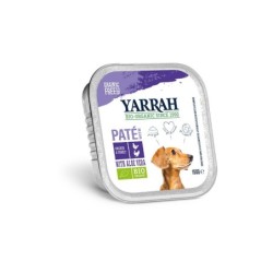 Yarrah - Hundefutter Paté Huhn und Truthahn mit Aloe Vera Bio 12 x 150 g