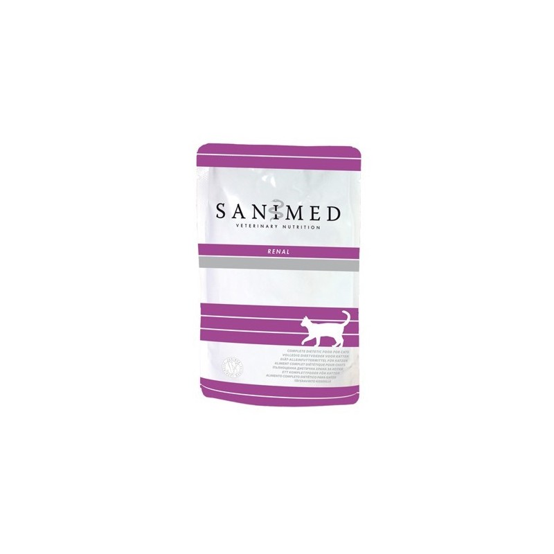 SANIMED Renal, Liver and Stones Katzenfutter - Frischebeutel - 12 x 100 g