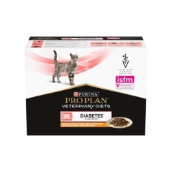 Purina Pro Plan VD DM Diabetes Management Katze Huhn - 10 x 85 g