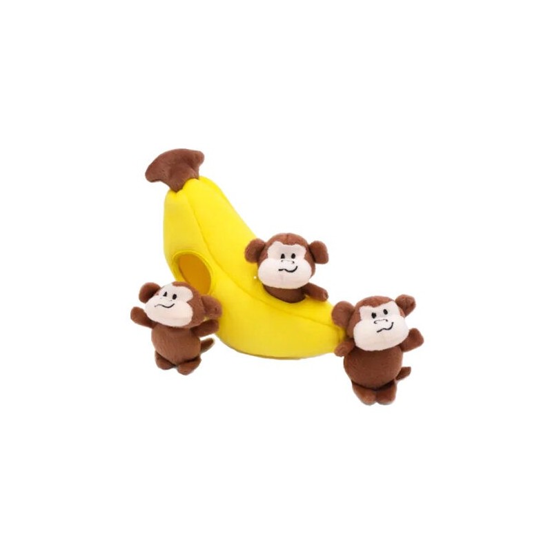 ZippyPaws Zippy Burrow Monkey 'n Banana