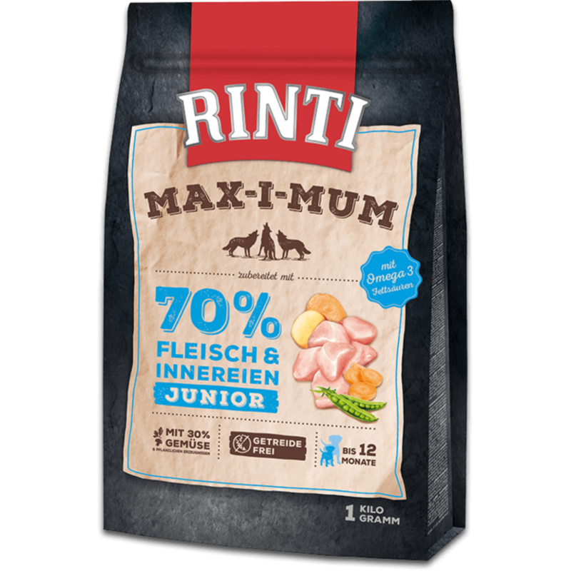 Rinti Max-i-mum grainfree 1kg - Junior Huhn