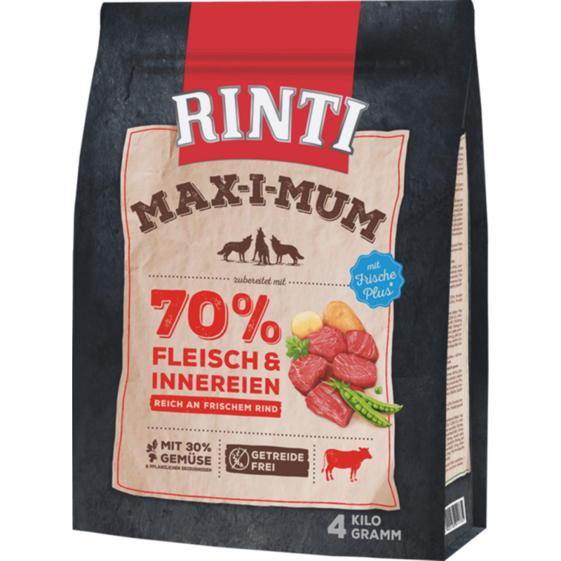 Rinti Max-i-mum grainfree 4kg - Rind