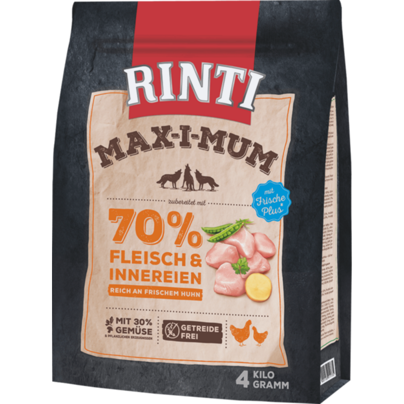 Rinti Max-i-mum grainfree 4kg - Huhn