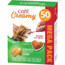 Catit Creamy Huhn & Lamm - 50er Pack