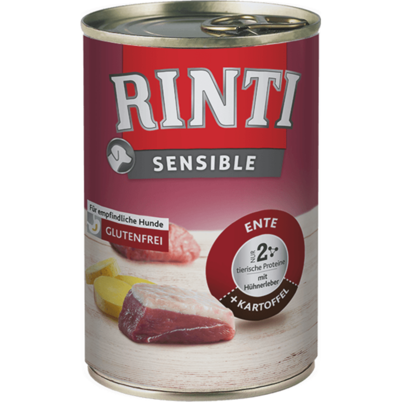 Rinti Sensible Dose 400g - Ente+Kartoffel+Hühnerleber