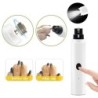 Elektrischer Nagelknipser für Hunde, Nagelschleifer für Hunde, wiederaufladbar, USB-Aufladung, LED-Licht, leises Haustier, Ka