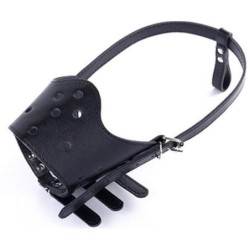 Poma dog leather muzzle,...