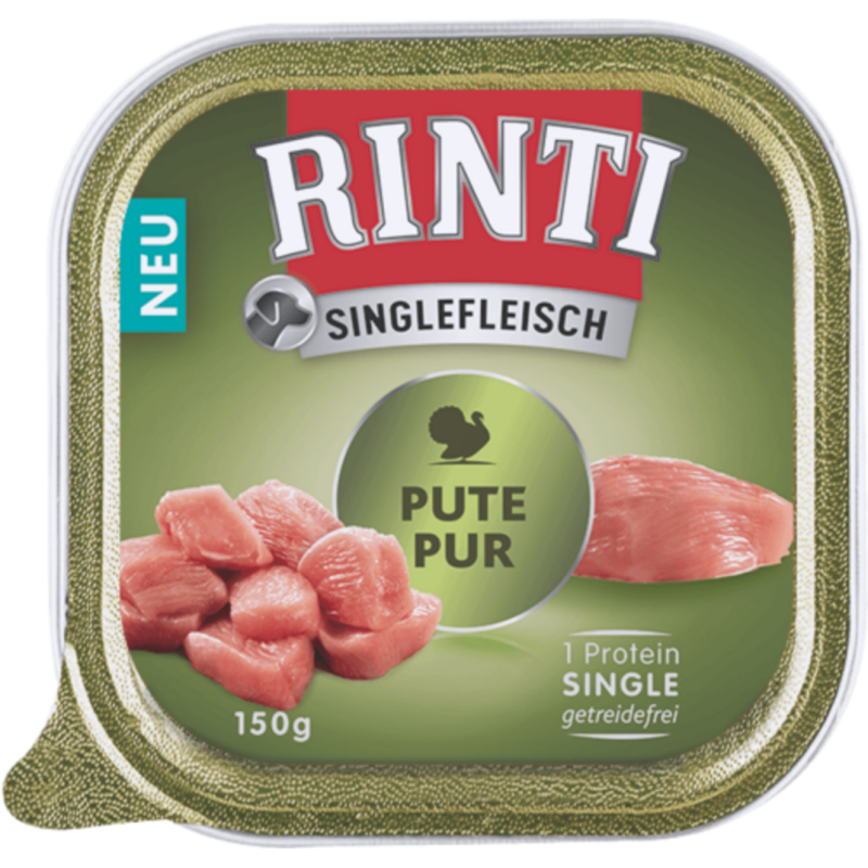 Rinti Singlefleisch 150g Schale - Pute Pur