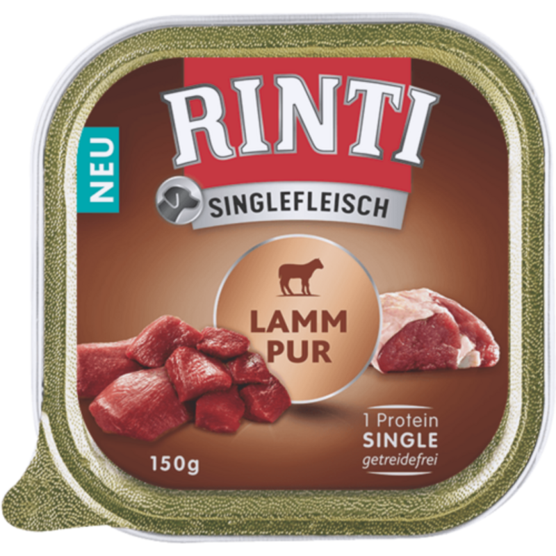 Rinti Singlefleisch 150g Schale - Lamm Pur