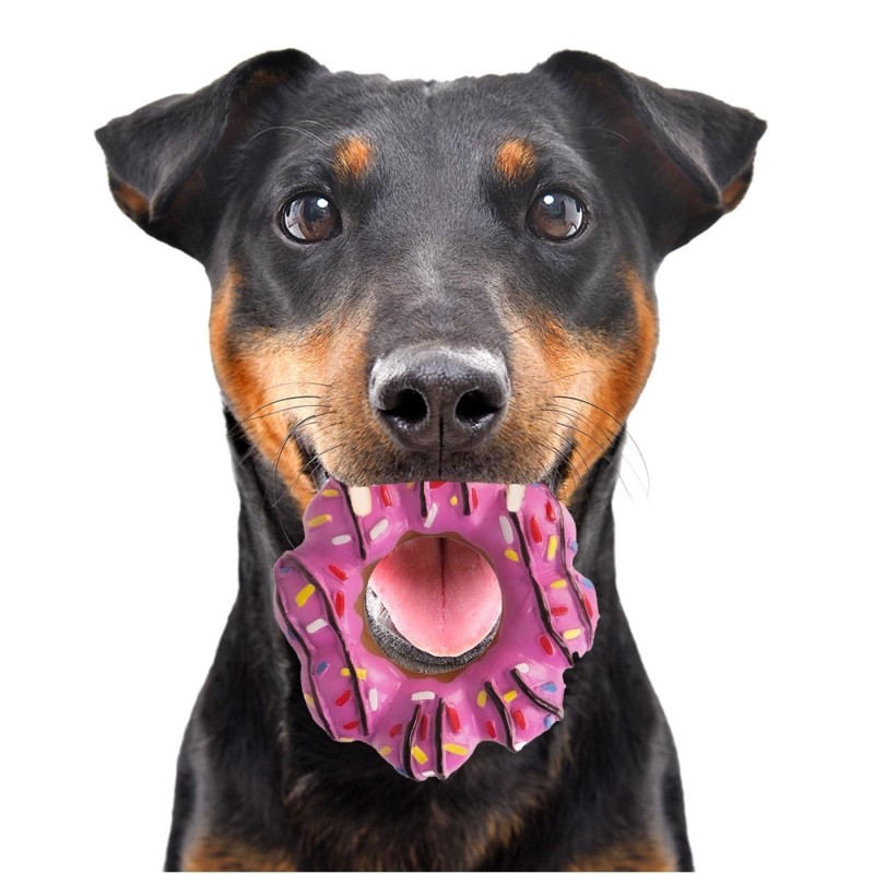 Happypet Vinyl Donut – Spielzeug-Donut