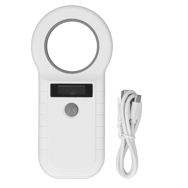 Animal Handheld Reader 134.2KHZ 125KHZ Dual Frequency USB RFID Pet Data Storage Tag Scanner for Farm