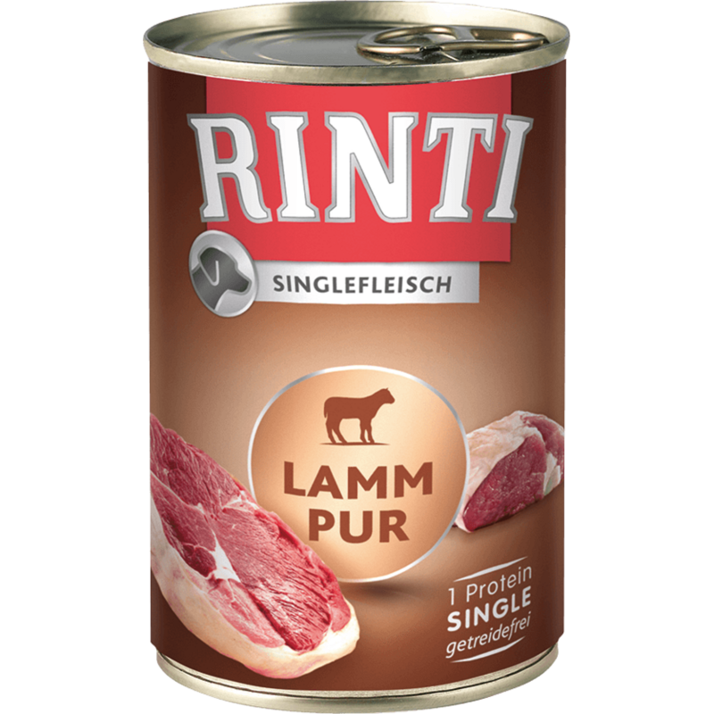 Rinti Singlefleisch Dose 400g - Lamm pur