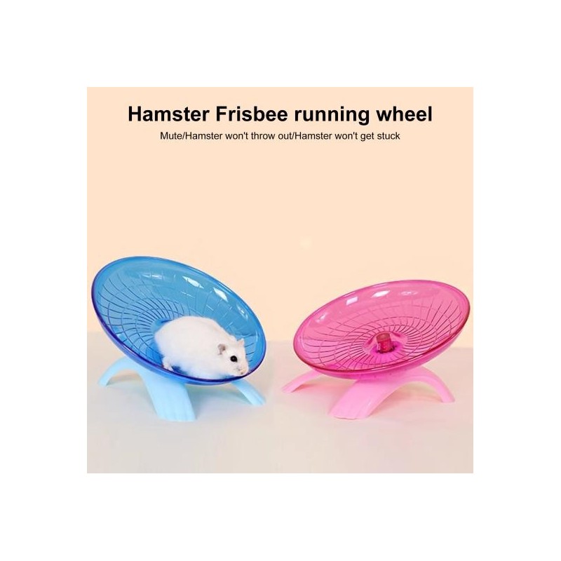 Hamster Wheel Toy Hermit Crab Climbing Toy Silent Hamster Flying Saucer Running Exercise Wheel