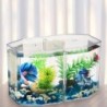 Yousheng Aquarium-Doppelgitter-Design, Aquarium-Zuchtbox, atmungsaktive Fischzucht-Isolationsbox für den Schreibtisch zu Haus