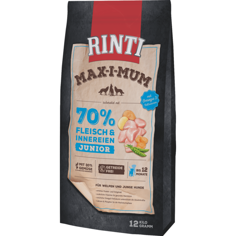 Rinti TR Max-i-mum grainfree 12kg - Junior Huhn