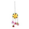 Parrot Bell Toy Bite Resistant Plastic Bird Hanging Bell Toys Anxiety Reduction Cage Toys for Medium