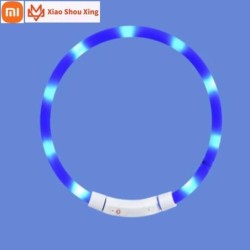 Xiaomi xiaoshouxing Haustier-Lichthalsband, wasserdicht, xl81-5001, Anti-Verlust-Tag, LED-Warnbeleuchtung, USB-Aufladung, Hun