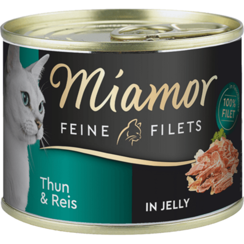 Miamor Filets in Jelly Dose 185g - Thunfisch+Reis