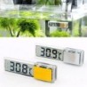 Aquarium-Thermometer, digital, LCD, elektronisches Aquarium, 3D-Digital-Temperaturmesser-Aufkleber