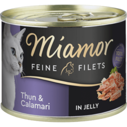 Miamor Filets in Jelly Dose 185g - Thunfisch+Calamari