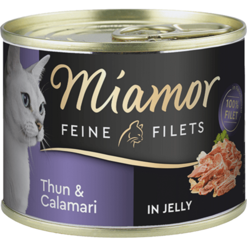 Miamor Filets in Jelly Dose 185g - Thunfisch+Calamari