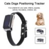 Pet Tracker Vibration Einstellbare Alarm Push Hals Umfang Informationen Katzen Licht Anzeige Tracker Hunde Kragen Smart