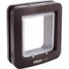 SUREFLAP Large microchip cat flap - Brown - 178 mm x 170 mm (Memorization of up to 32 chips)