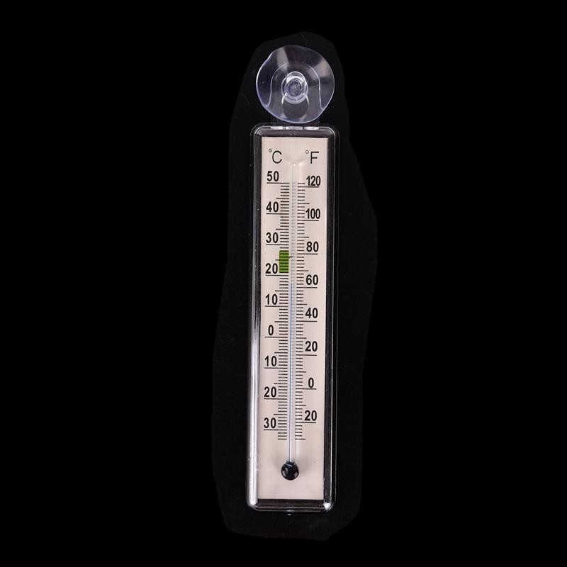 1PC Tragbare Glas Meter Wasser Temperatur Gauge Saugnapf Allgemeine Aquarium Aquarium Thermometer