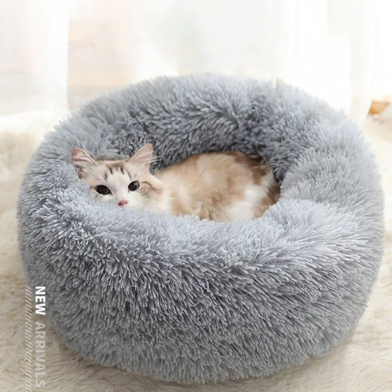 Korb für Katzenbett, Katzenhaus, Bett, warmer Katzenkorb für Katzen, gemütlicher Kätzchen-Liege-Kissen, Katzenhaus-Zelt, weic