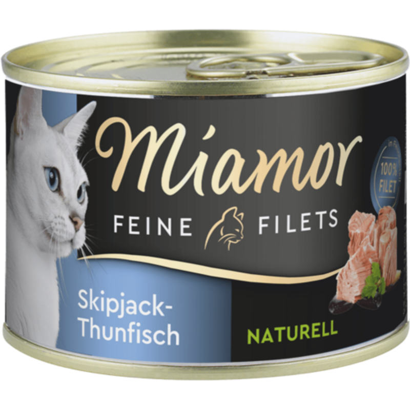 Miamor Filets Naturelle Dose 156g - Skipjack-Thunfisch