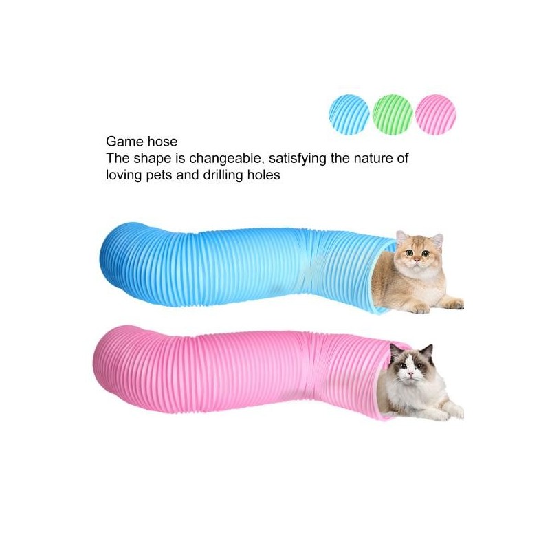 Katze Tunnel Spielzeug Lange Stress Relief Teleskop Zusammenklappbar Indoor Outdoor Lustige Interaktive Haustier Kätzchen Spi