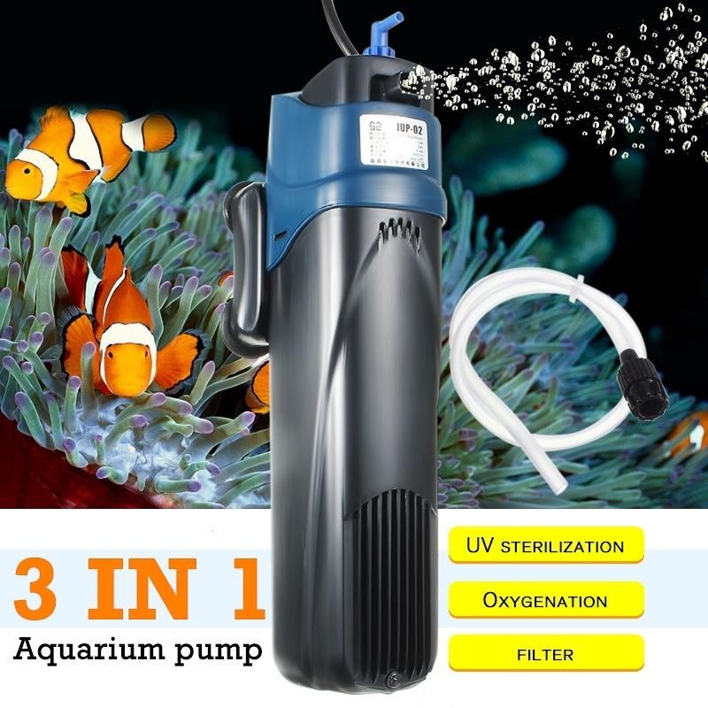 5W UV-Sterilisator Tauchsauerstoffpumpe Filter Wasserkreislauf Aquarium Innenfilter Aquarium Wasserpumpe