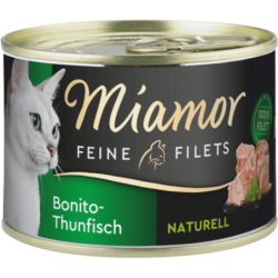 Miamor Filets Naturelle Dose 156g - Bonito-Thunfisch