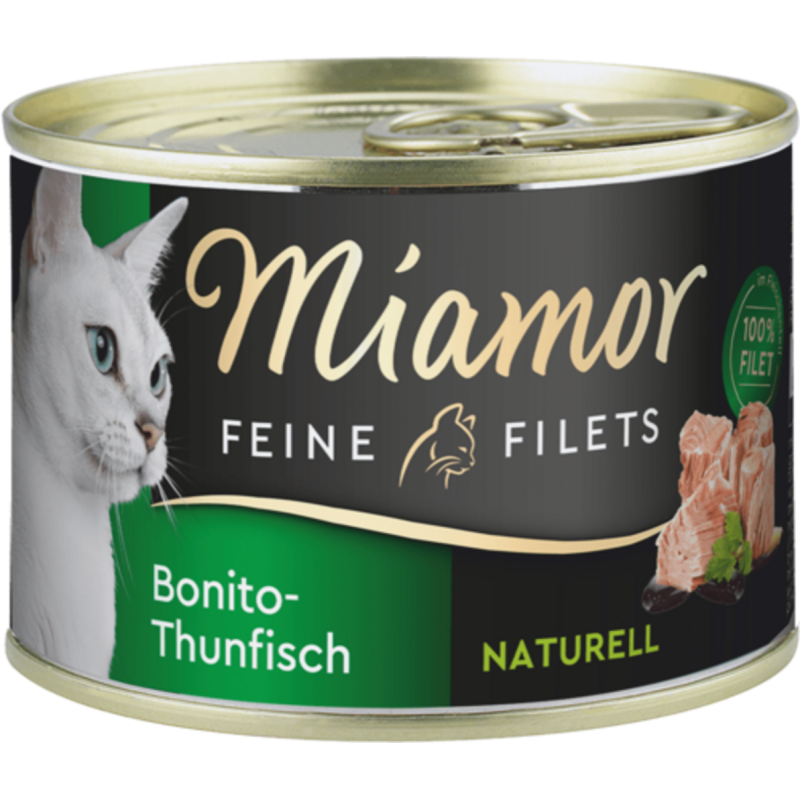 Miamor Filets Naturelle Dose 156g - Bonito-Thunfisch