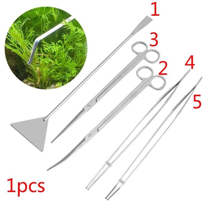 Aquarium Live Plant Aquarium Tools Set Schere Pinzette Kies Leveler